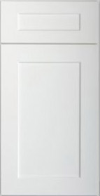 white shaker sample door - Orange County RTA Cabinet Sales