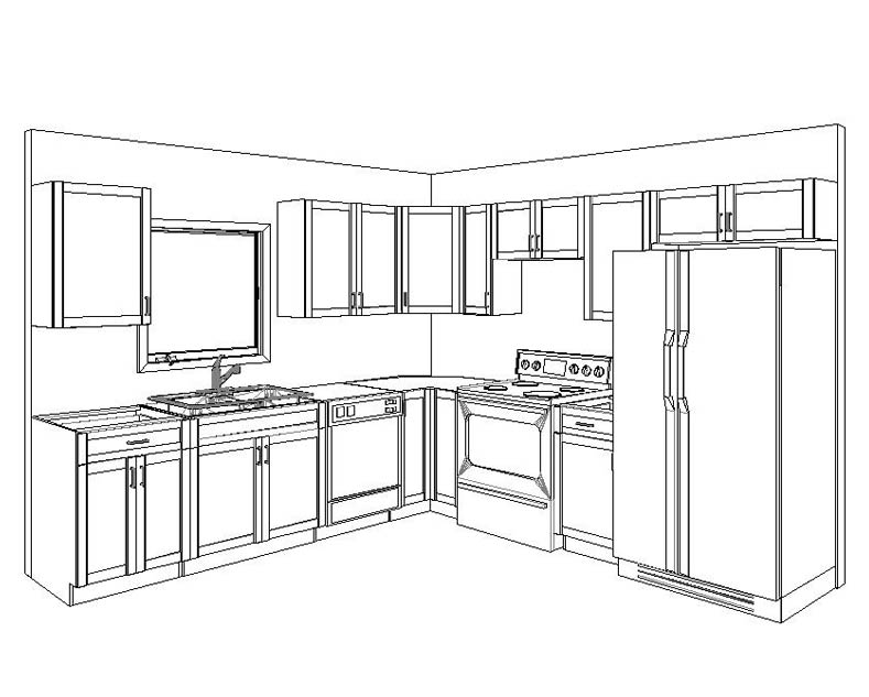 z 10x10 kitchen design RTA Cabinet Sales