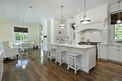 white Granite kitchen RTA Cabinet Sales